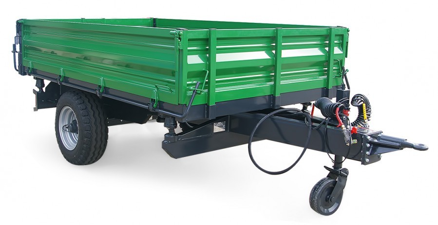 Single-axle agricultural trailer OtiumFarm